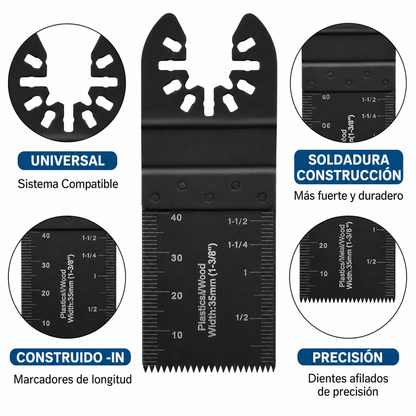 Set x2 Hojas de Sierra Oscilante Universal🪚✨