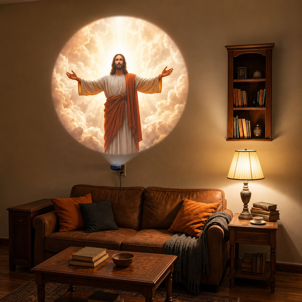 Proyector de Luz LED Religiosa Sagrado Corazón🕌💝