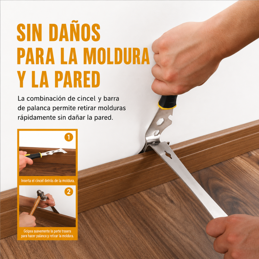 PACK X2: Raspador de Barra Multifuncional de Acero Inoxidable🧰