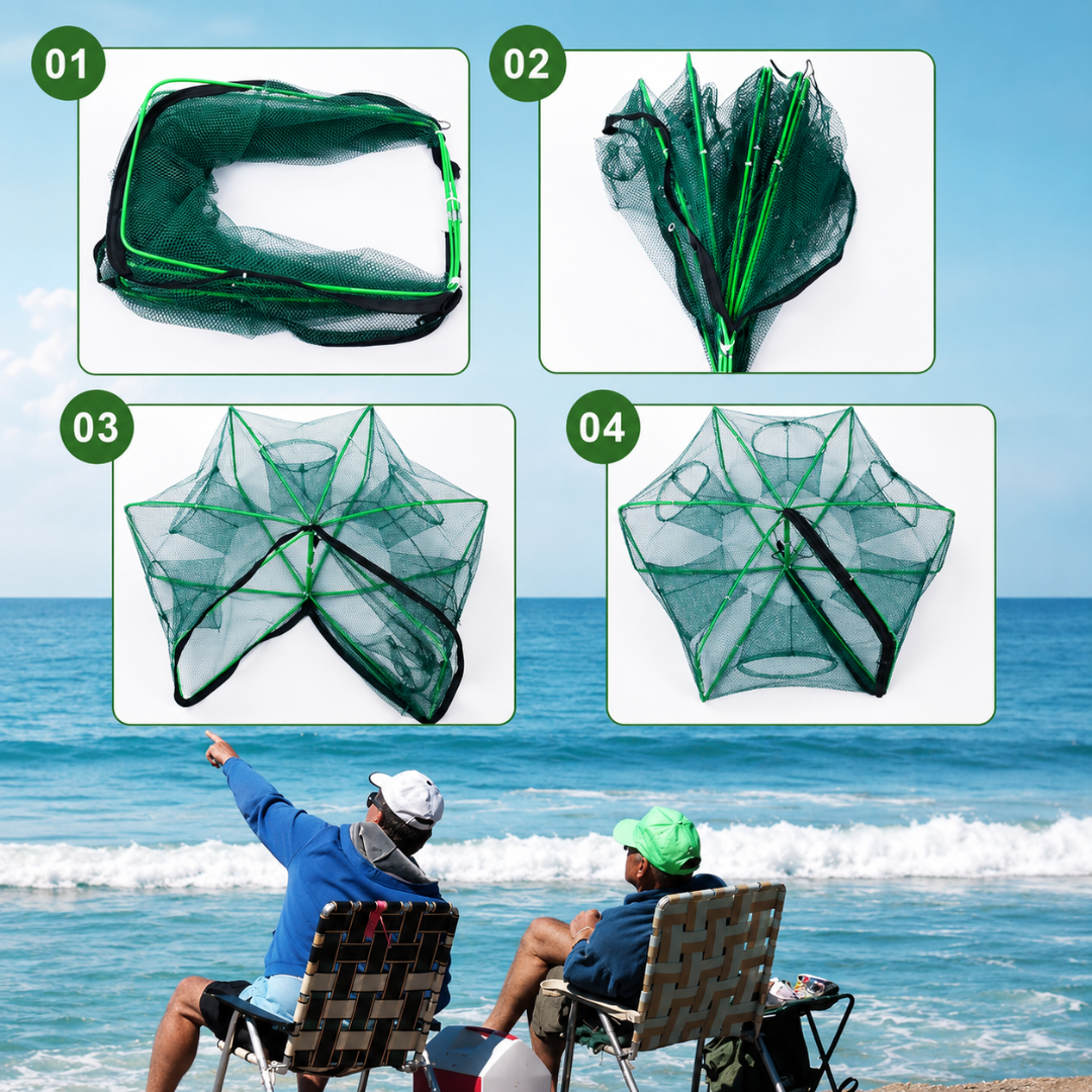 🐟 Trampa de Pesca Retráctil AquaCatch™