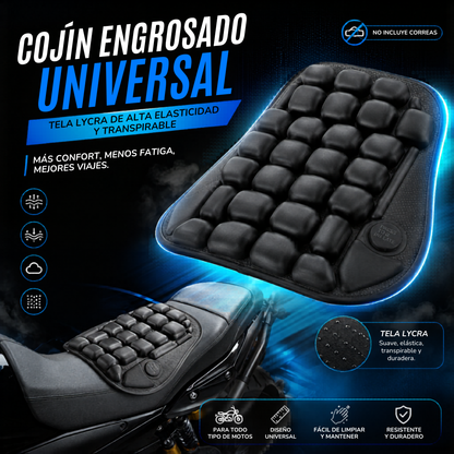 Cojín Engrosado Universal para Asiento🏁🏍️