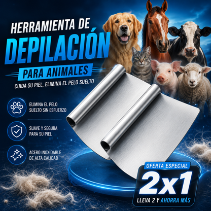 Removedor de Pelo de Mascotas Pro (Oferta Especial 2x1)🦌🐽