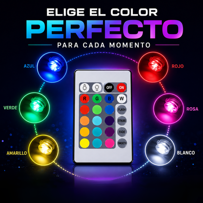 Foco LED RGB Sumergible AquaMood🌈💡