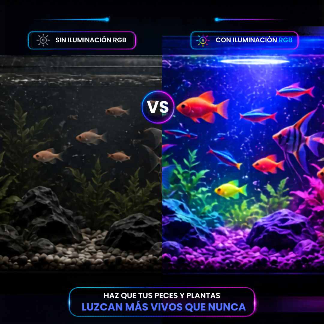Foco LED RGB Sumergible AquaMood🌈💡