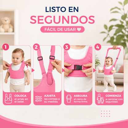 🚼 Arnés Caminador Ergonómico: Primeros Pasos sin Dolor de Espalda