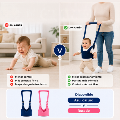 🚼 Arnés Caminador Ergonómico: Primeros Pasos sin Dolor de Espalda