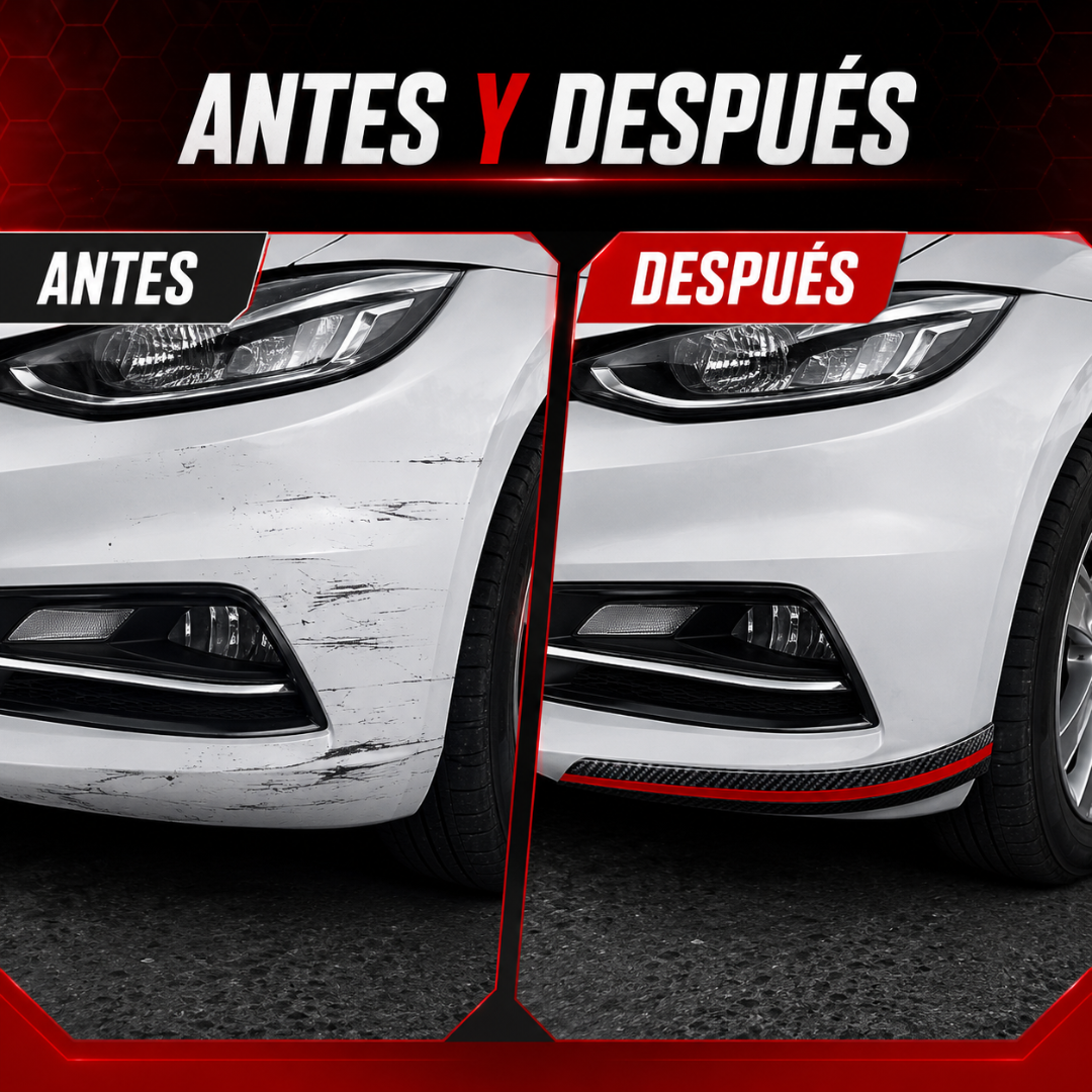 🚗 Cinta Bumper de Fibra de Carbono