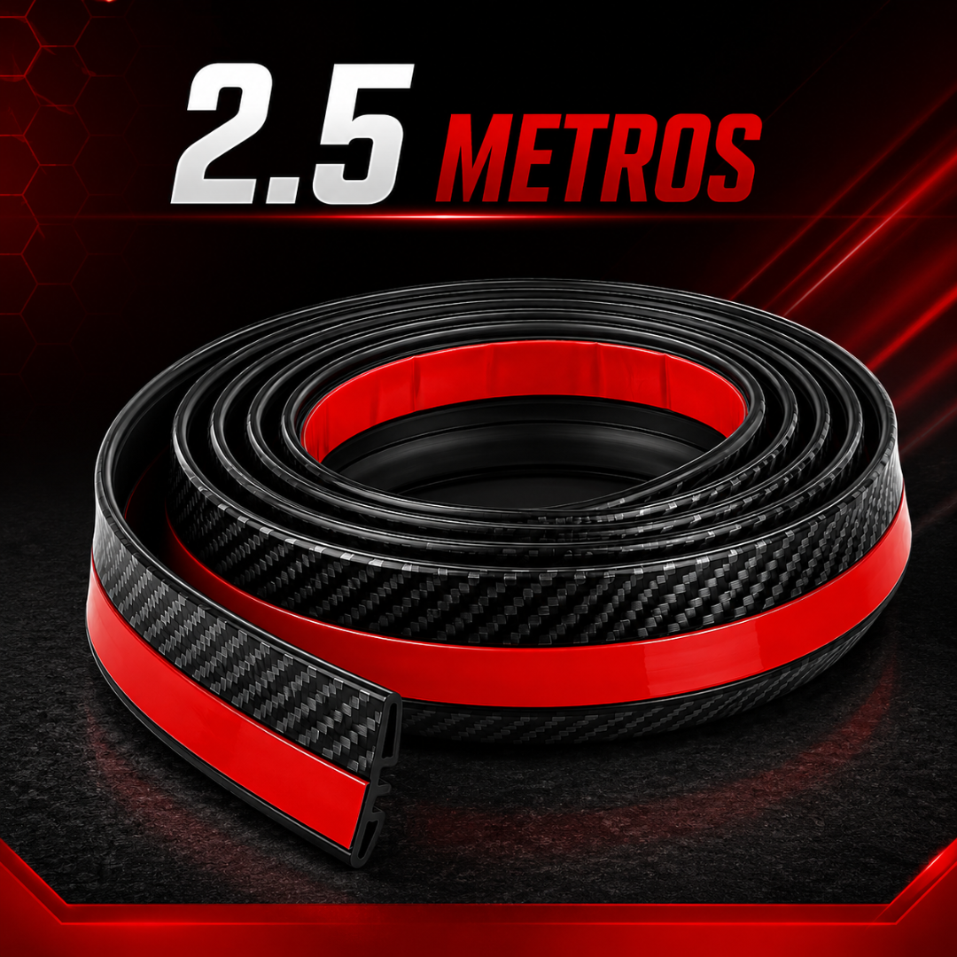 🚗 Cinta Bumper de Fibra de Carbono