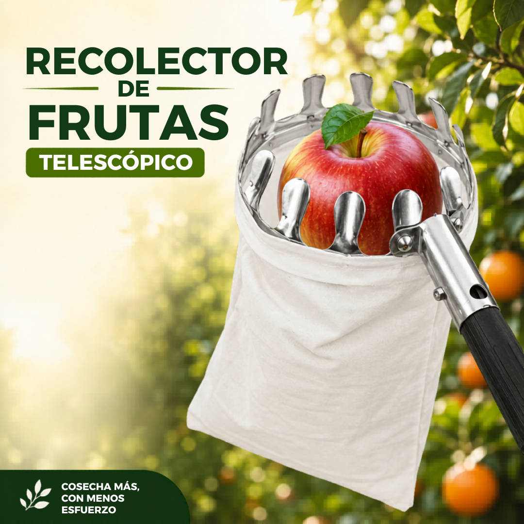 🍎 Cesta Recolectora de Frutas: Cosecha Fácil y sin Caídas