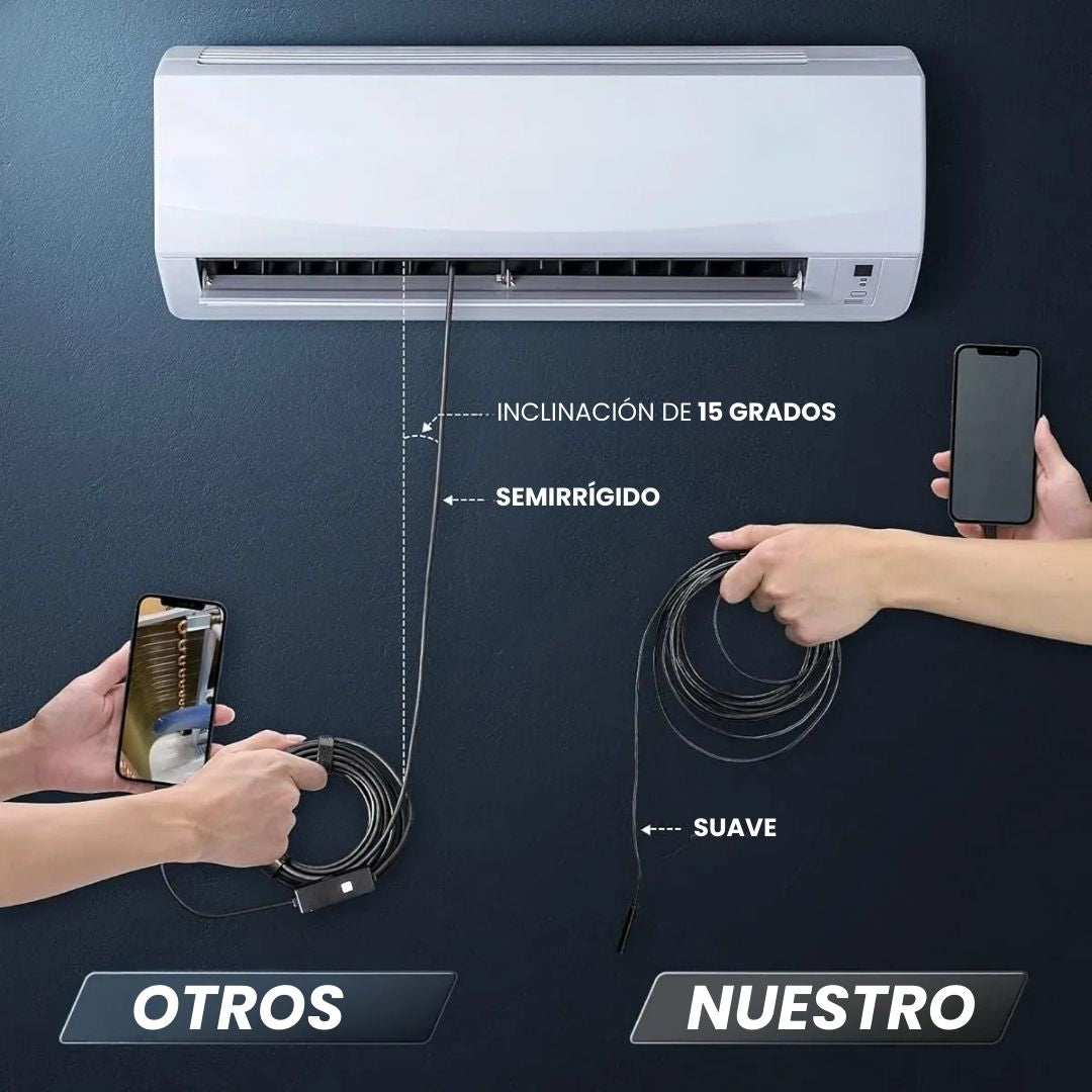 CÁMARA ENDOSCÓPICA IMPERMEABLE HD🔎inspección de alta resolución