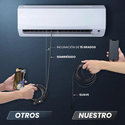 CÁMARA ENDOSCÓPICA IMPERMEABLE HD🔎inspección de alta resolución