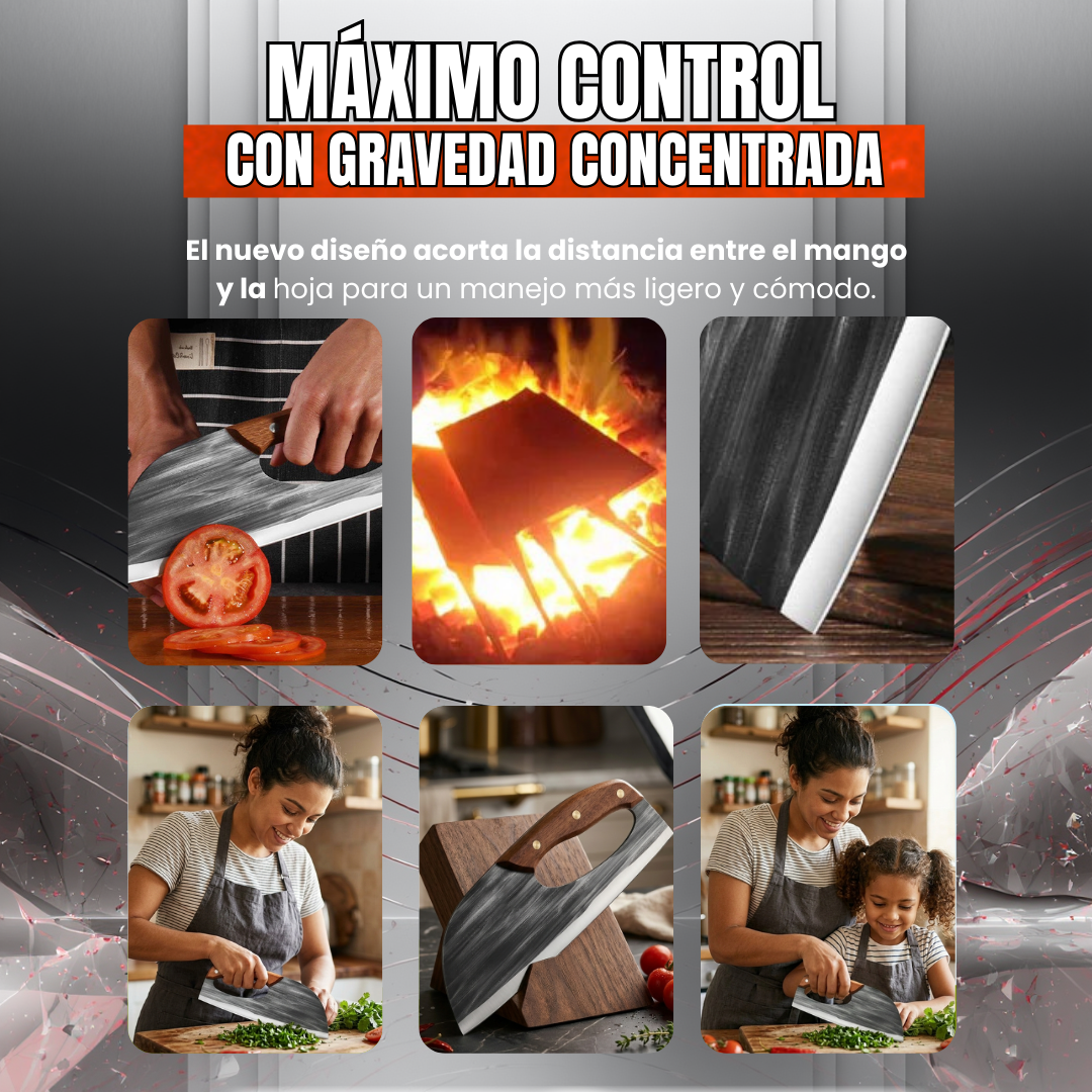 🔪 Cuchillo multifuncional pro: corte sin esfuerzo