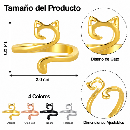 Set x4 Anillos Ajustables Guía de Hilo para Tejer🪡🧶