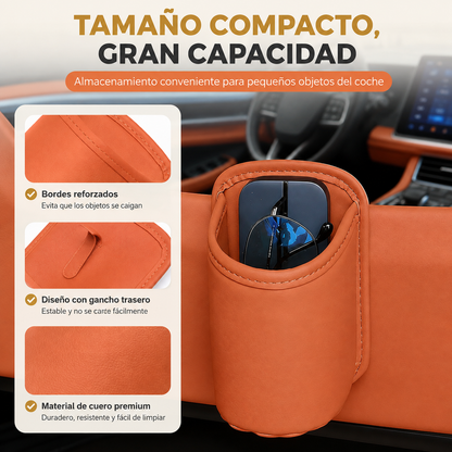 🚗 CarPocket Pro™ Organizador en Cuero para carro 📱✨