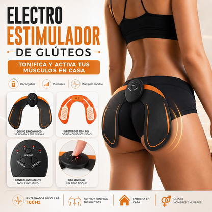 Electroestimulador Muscular de Glúteos Recargable⚡✨