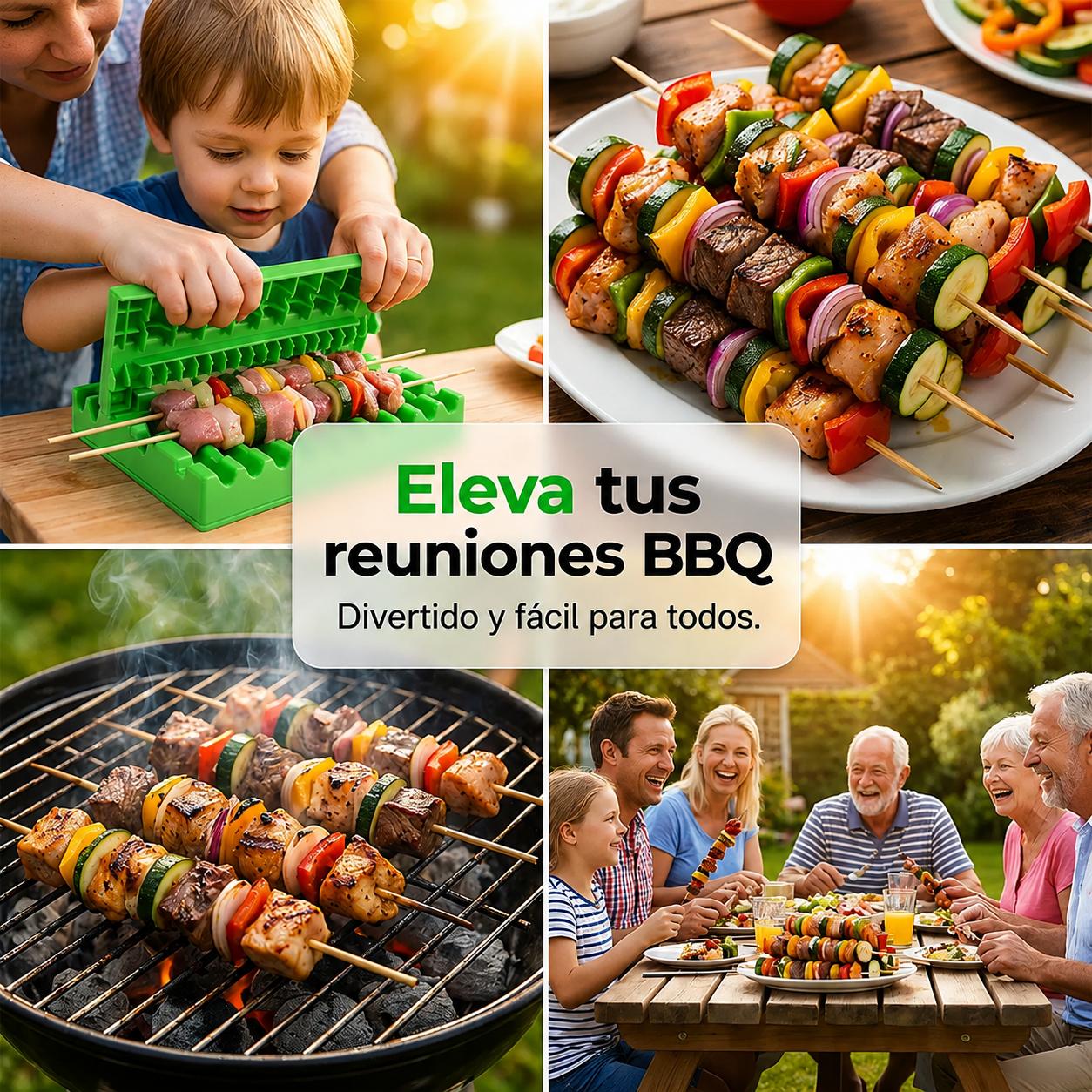Molde Rápido para Brochetas y Kebabs (+100 Pinchos) 🥩✨