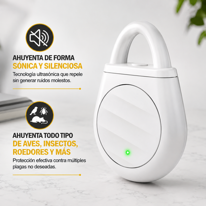 🐦Repelente Ultrasónico Portátil para Aves y Plagas 🌲✨