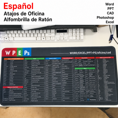Desk Pad Pro | Alfombrilla Protectora de Alta Densidad (30x80 cm)⌨️🧑🏻‍💻
