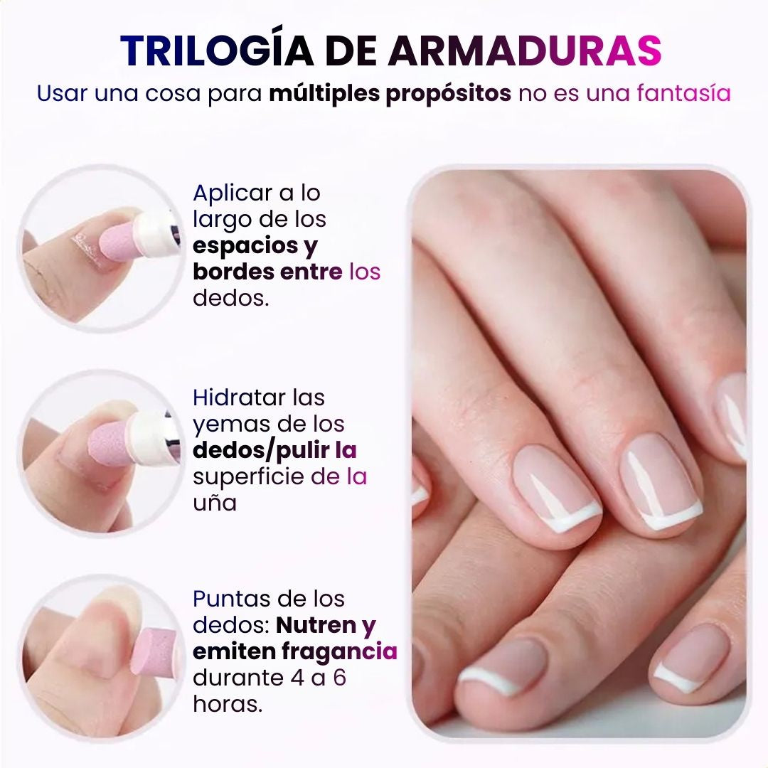 BOLÍGRAFO DE ACEITE PARA CUTÍCULAS: empujador de cerámica y fórmula nutritiva💅🏻