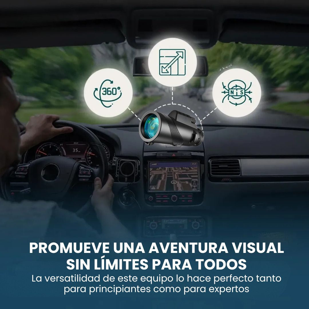 TELESCOPIO MONOCULAR DE ALTA POTENCIA + TRÍPODE: Visión HD 80x100 para exploración extrema🔭