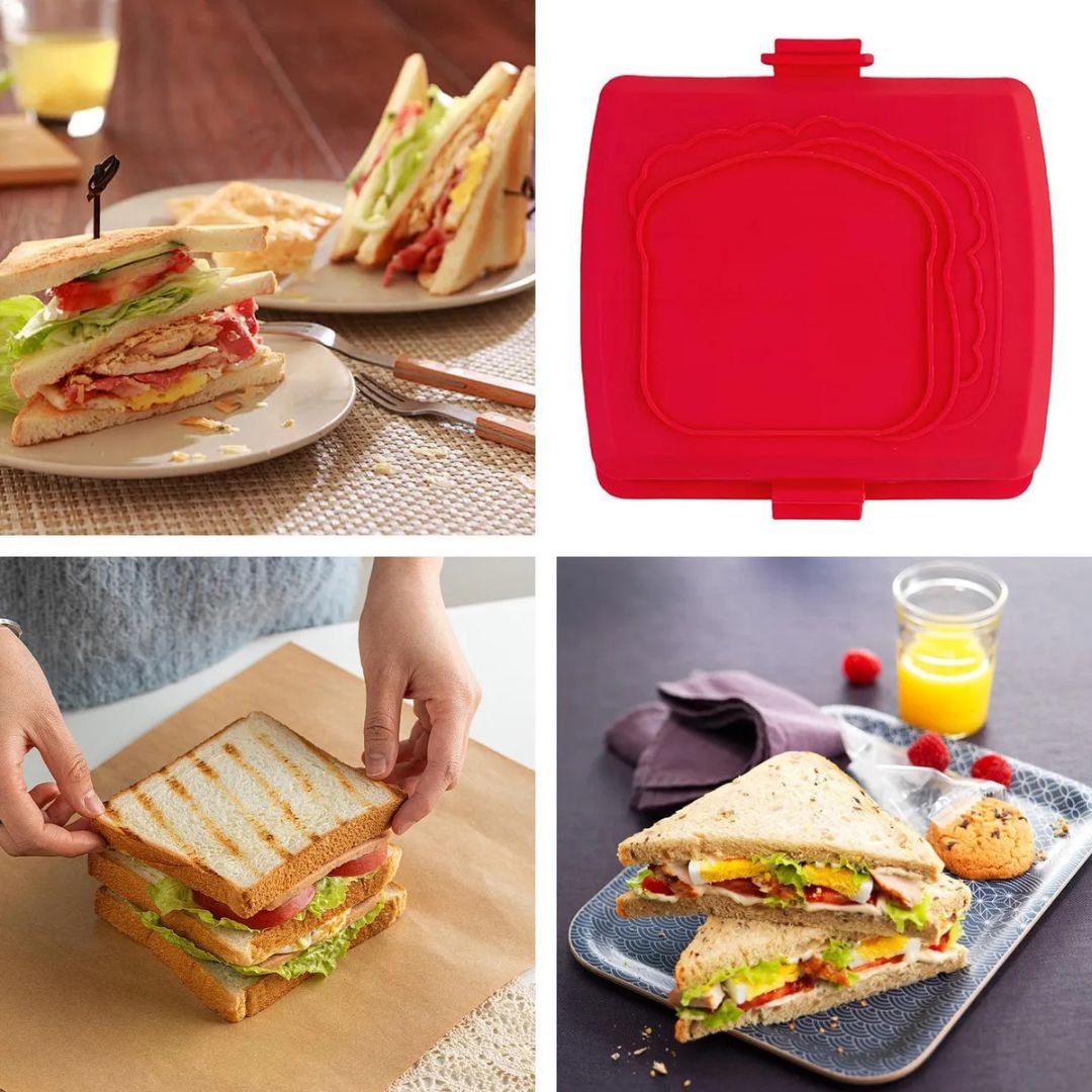 SANDWICHERA PARA MICROONDAS: Cocción rápida y acabado crujiente profesional🍞🥙