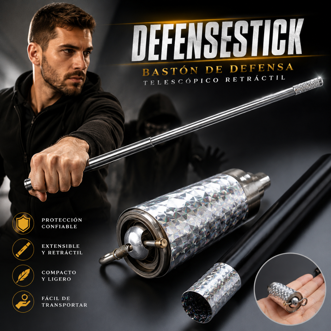 🛡️ Bastón de Defensa Telescópico DefenseStick
