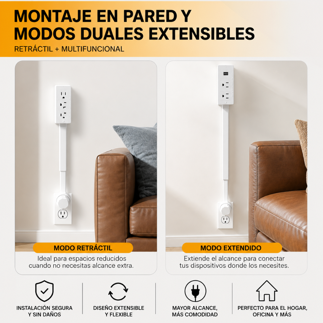 ⚡ Extensor de Toma Corriente MultiPlug