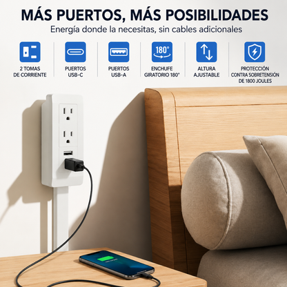 ⚡ Extensor de Toma Corriente MultiPlug