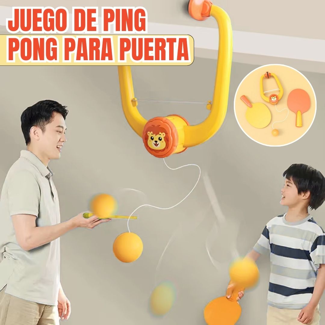 🏓JUEGO DE PING PONG PARA PUERTA: Transforma cualquier habitación en un campo de deportes dinámico
