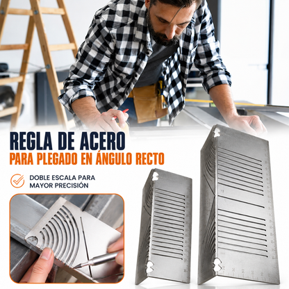 📐 Regla de Marcado Multidireccional: Precisión 3 en 1
