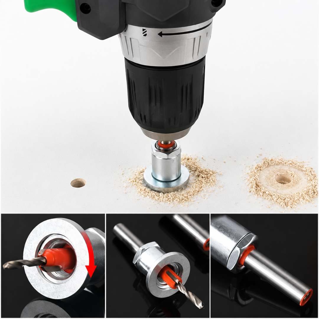 🛠️ Juego de Brocas Avellanadoras Ajustables ProDrill