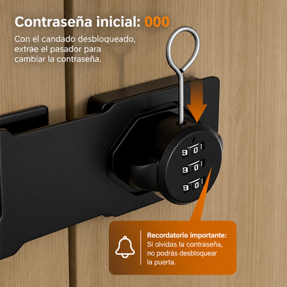 🔐 Cerradura Mecánica Inteligente GlideHold® SmartLock