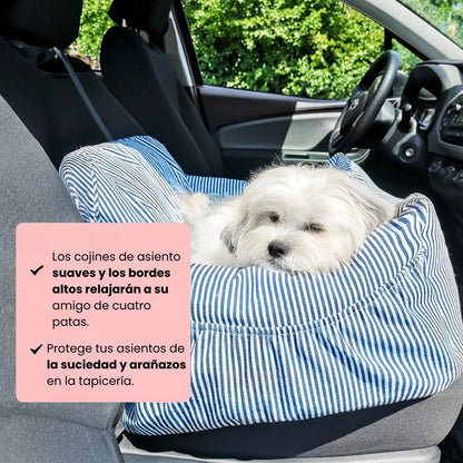 🐶ASIENTO DE COCHE PARA PERROS DE PRIMERA CALIDAD: Protege a tu mascota y garantiza viajes sin estrés