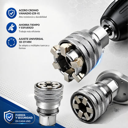 Adaptador de Carraca Universal Pro: Llave Hexagonal para Taladro Eléctrico🧰🔧