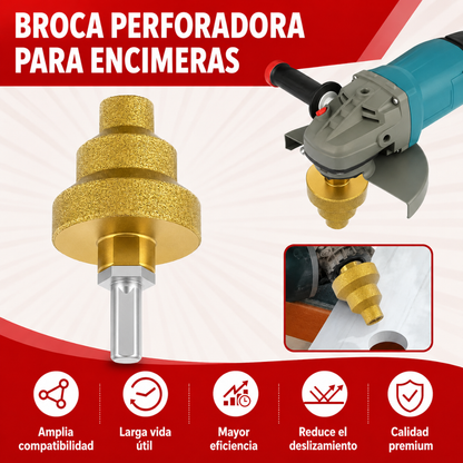 💎 Broca de Diamante Escalonada HoleCutter™
