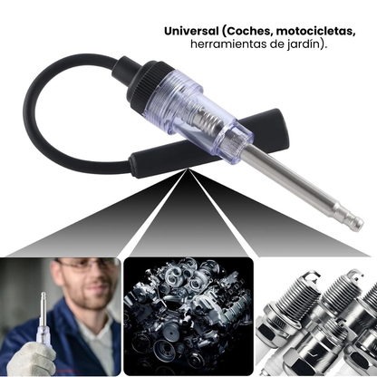 🚗PROBADOR DE BUJÍAS UNIVERSAL: Diagnóstico de encendido instantáneo y seguro⚙️