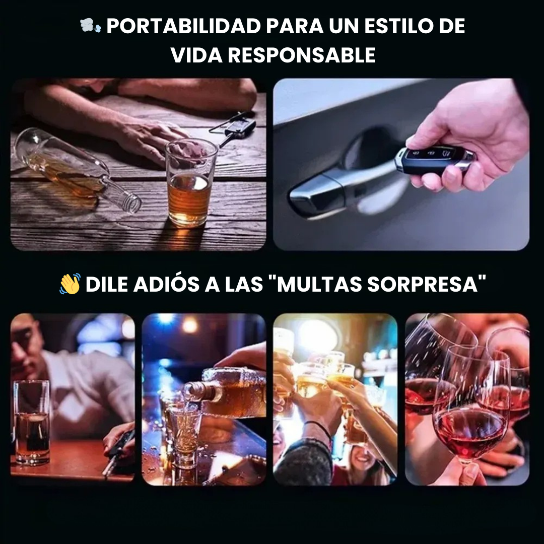 🍺🍻Alcoholímetro Portátil de Alta Precisión