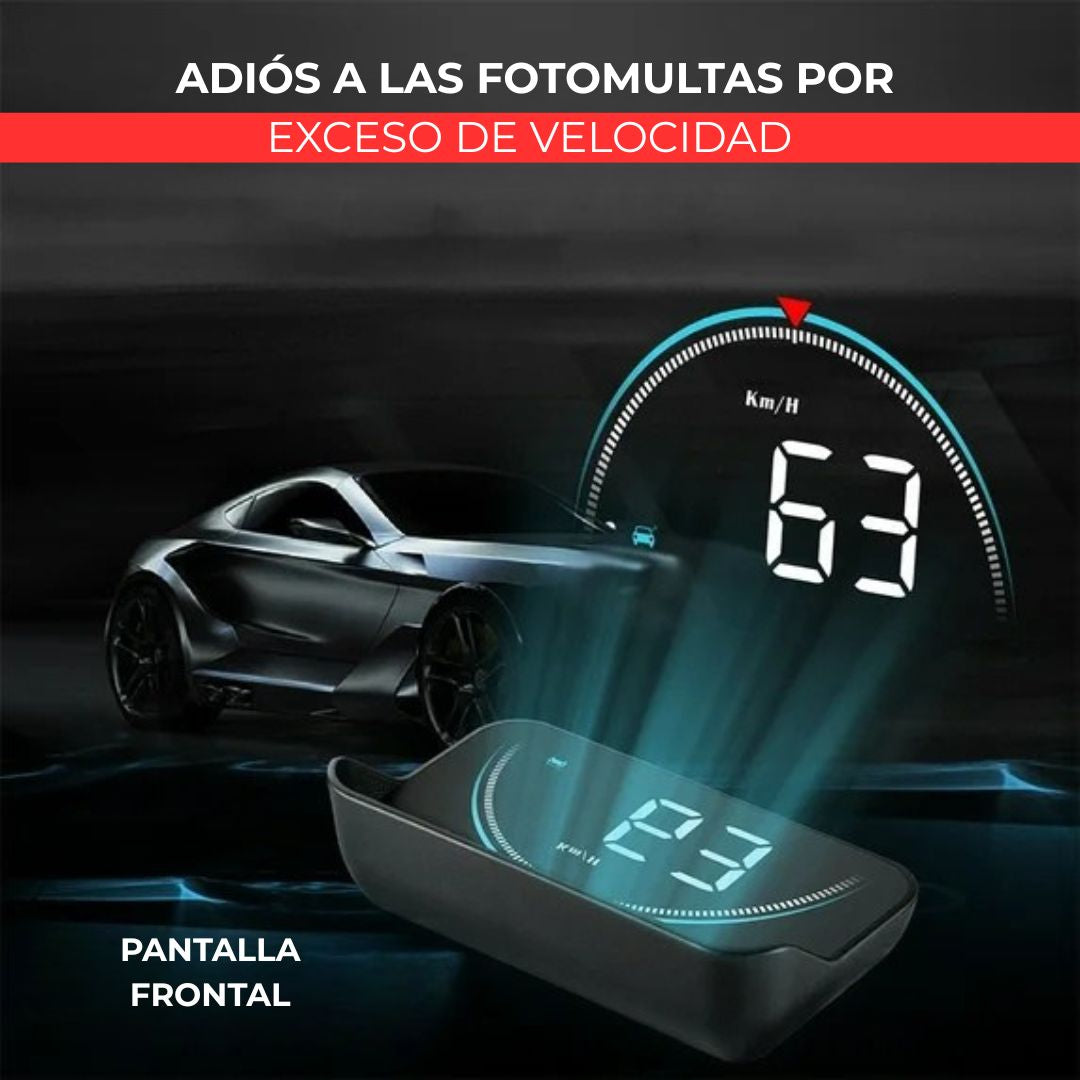 🛡️ PANTALLA FRONTAL CON VELOCIMETRO