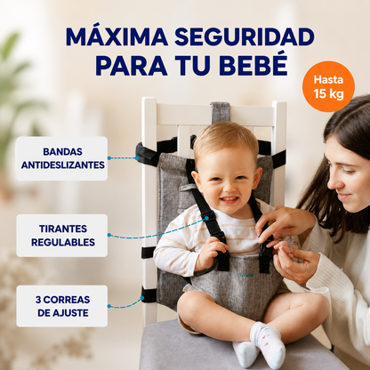 Arnés de Seguridad Portátil para Silla de Bebé🪑✨