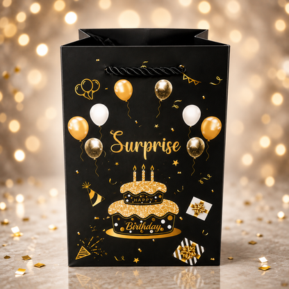 Caja de Regalo Sorpresa Explosiva 10 capas de rebote, faja y bolso de regalo 💥✨