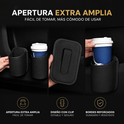 🚗 CarPocket Pro™ Organizador en Cuero para carro 📱✨