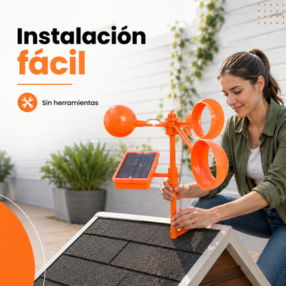 Reflector Repelente de Aves Giratorio 360°🕊️☀️