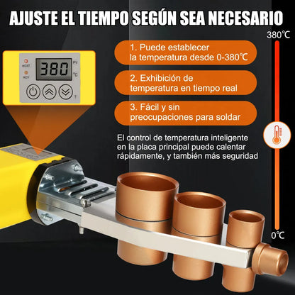 Termo Fusion Pro 1000W para Tuberías de Plástico🥽🔥