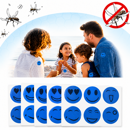 Pegatinas Repelentes de Mosquitos (Paga 60 Lleva 120)🤑🔵