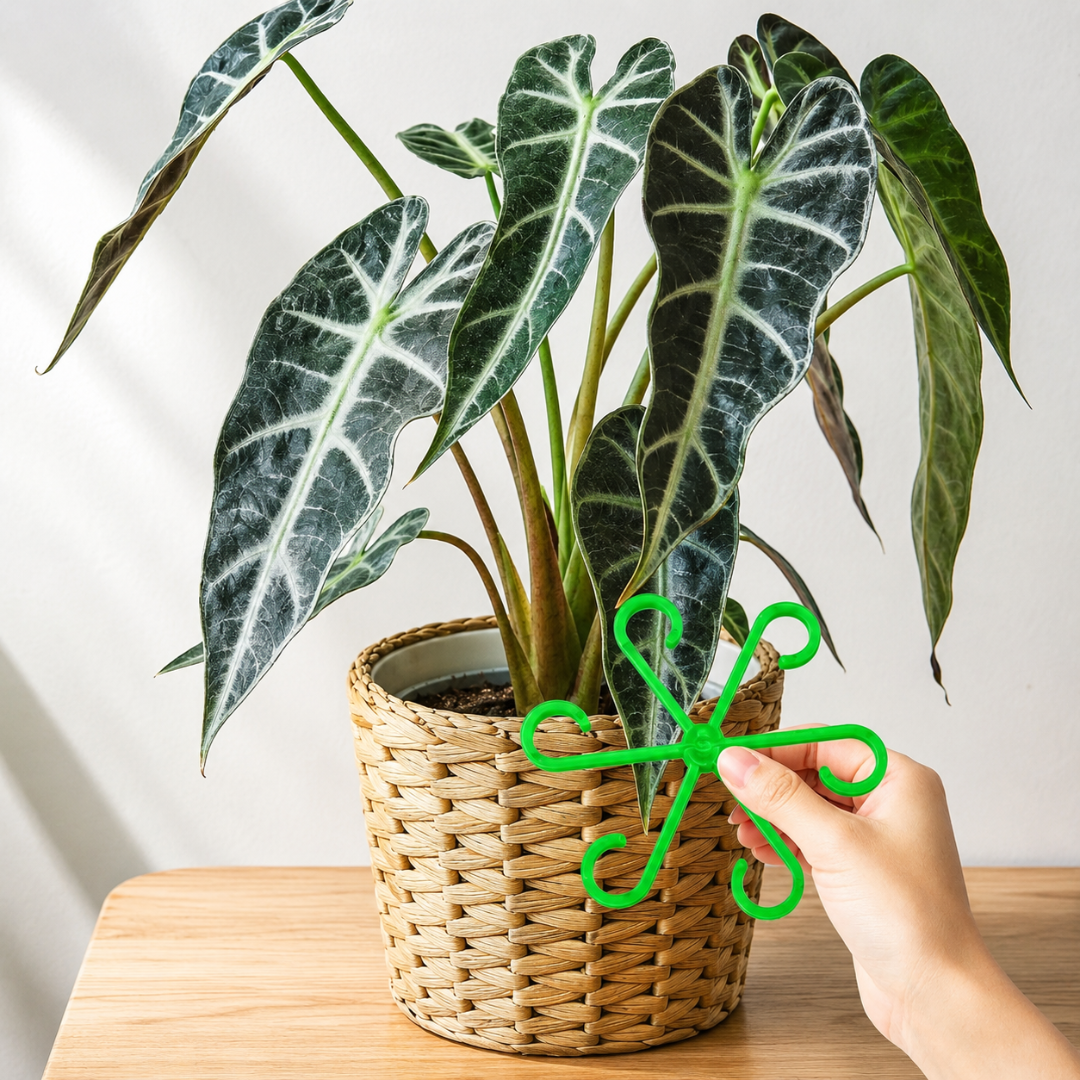 Estacas de Soporte Botánico Pro | Pack de 4 Guías para Tallos☘️🌱