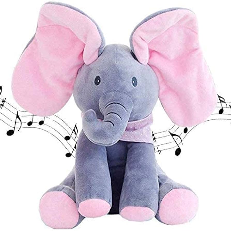 ELEFANTE MUSICAL INTERACTIVO CON OREJAS MÓVILES