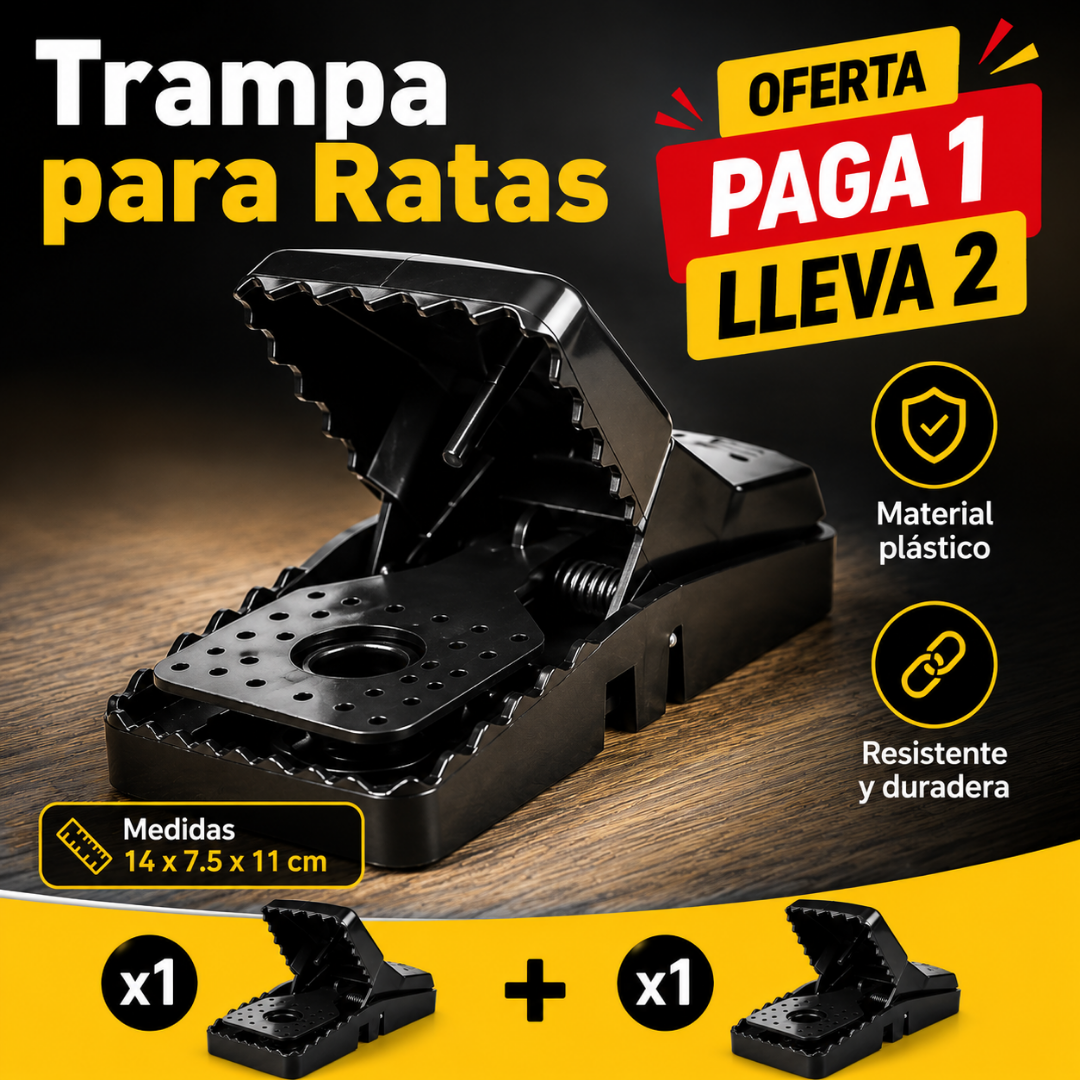 🐀Trampa para Ratas de Máxima Potencia