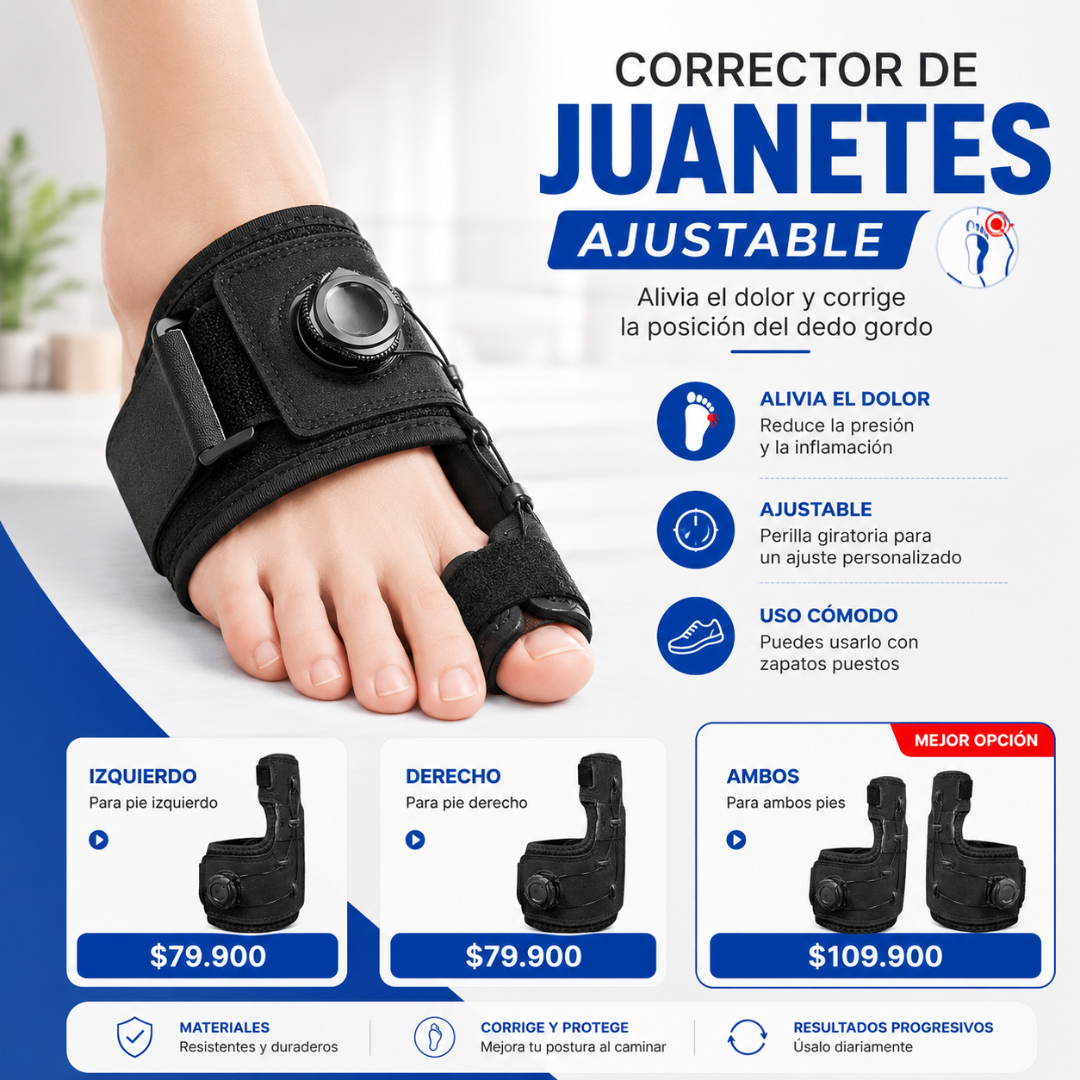 Corrector Ortóptico de Juanetes Pro-Align👣🦶🏻