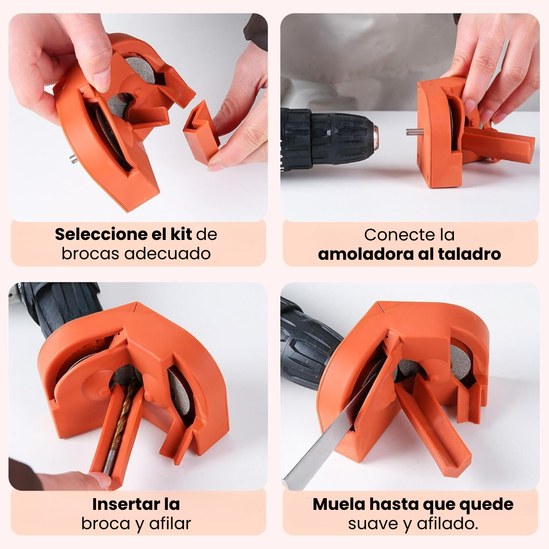 AFILADOR DE BROCAS MULTIFUNCIONAL: Restauración de filo y precisión industrial⚙️🧰