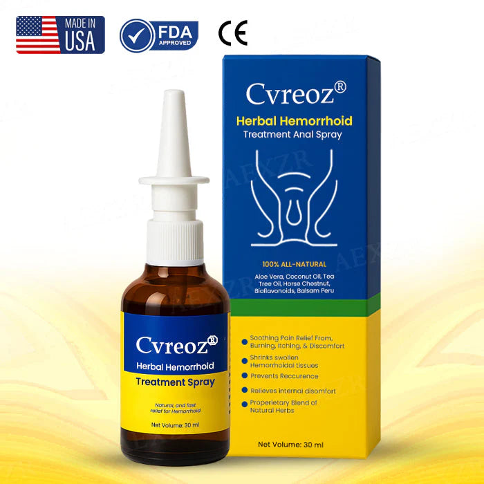 Cvreoz® Spray anal para el tratamiento de hemorroides a base de hierbas